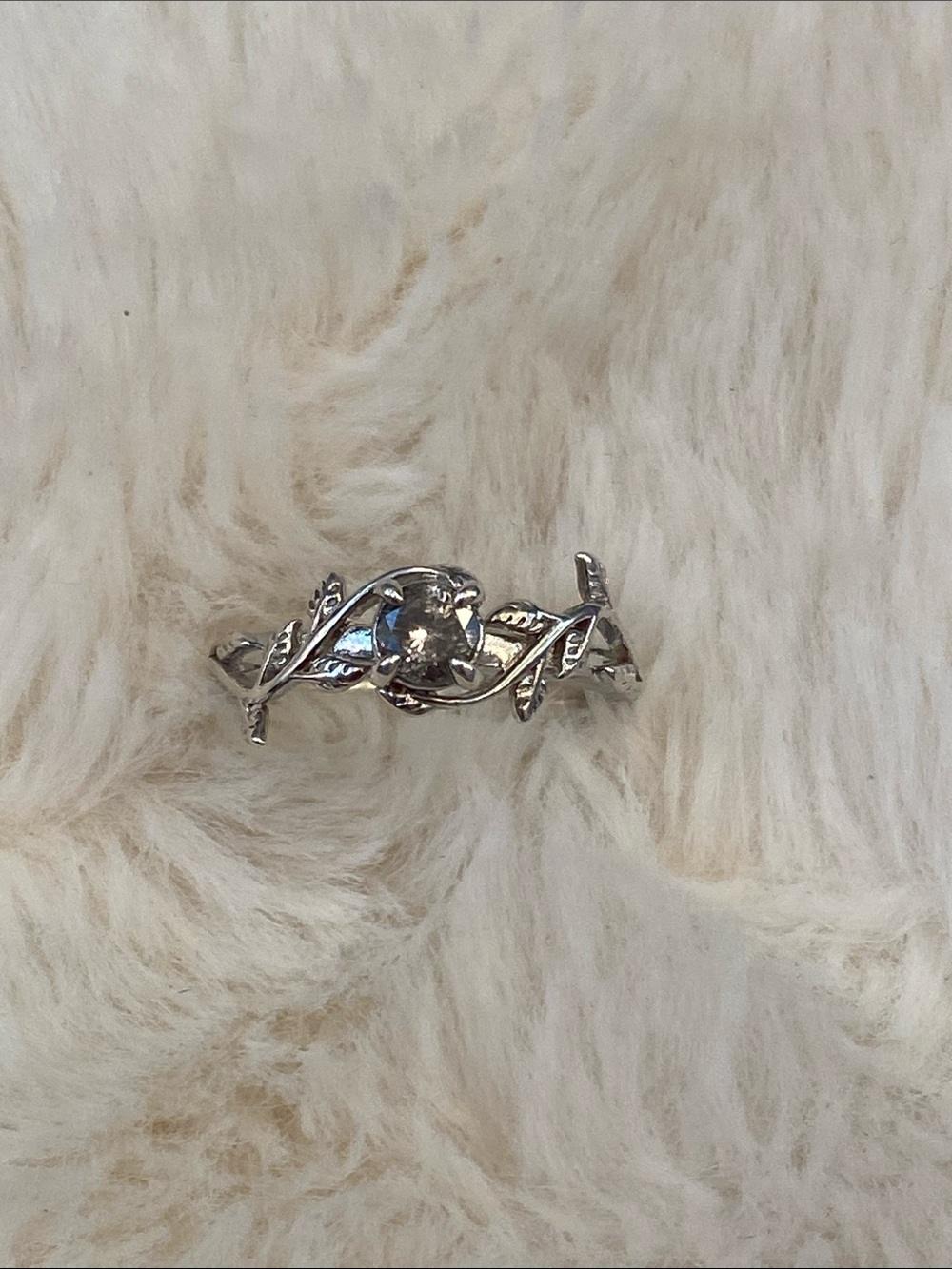 Diamond Floral Ring